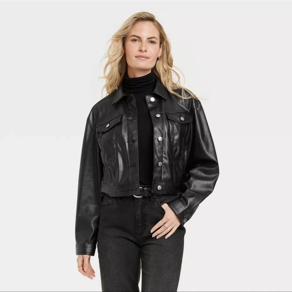 Black Women's Leather Jacket